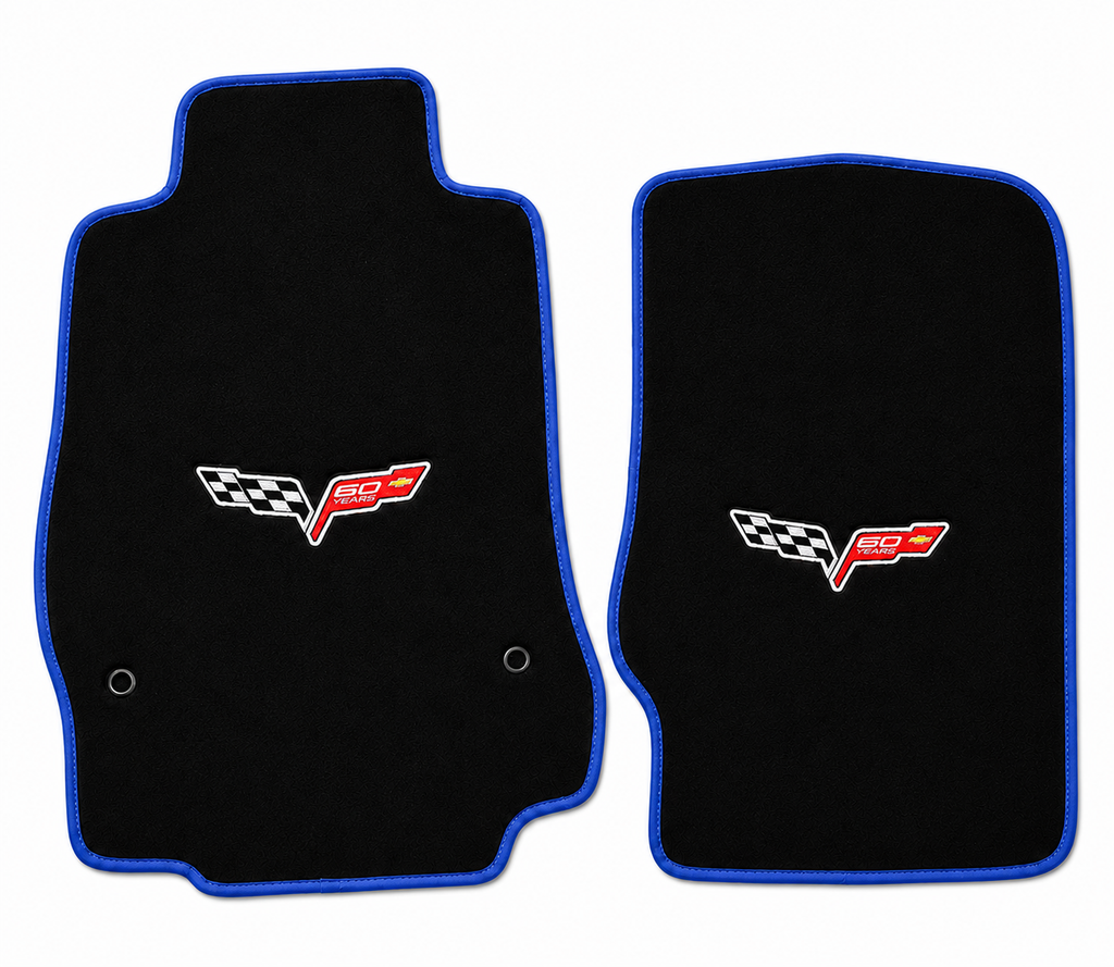 Corvette C6 Premium Custom Fit Carpet Car Floor Mats – Full Set Interior Floor Mats for Cars