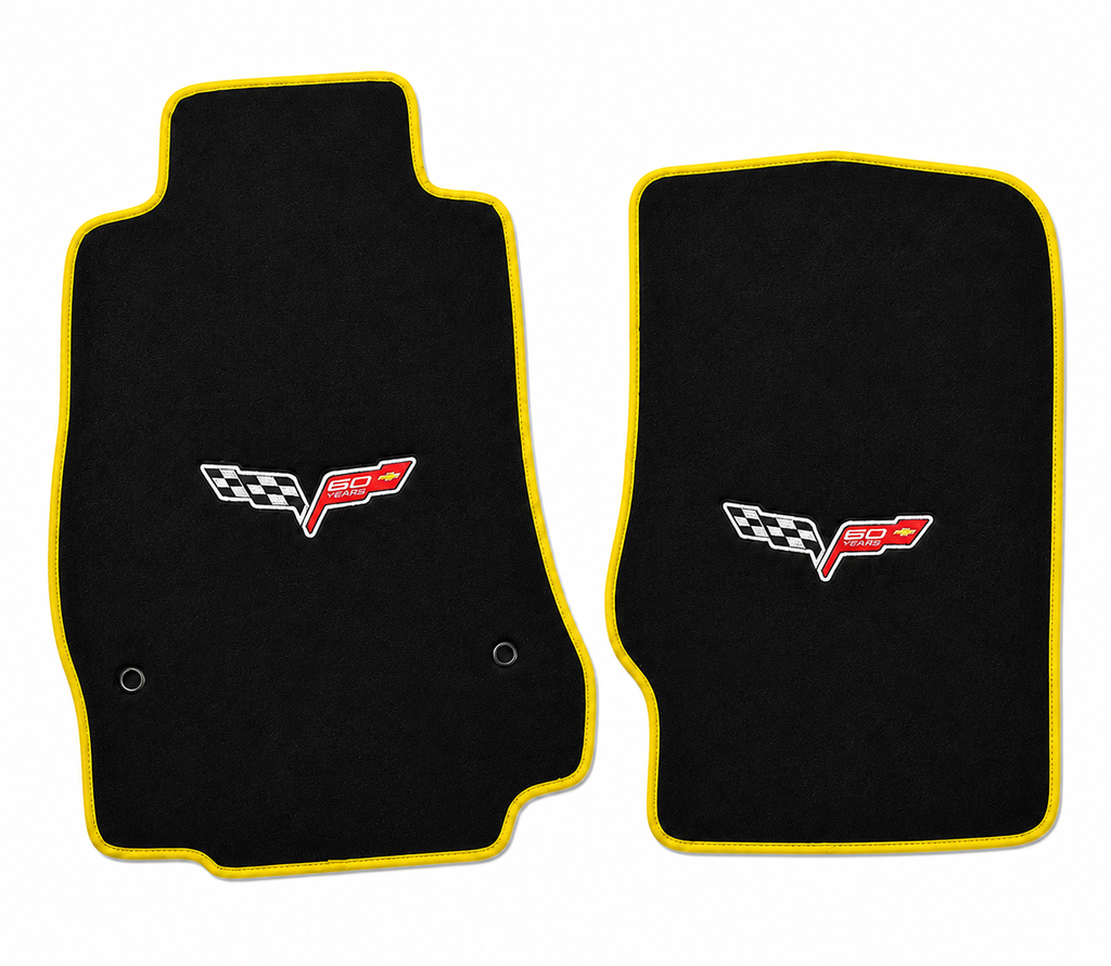 Corvette C6 Premium Custom Fit Carpet Car Floor Mats – Full Set Interior Floor Mats for Cars
