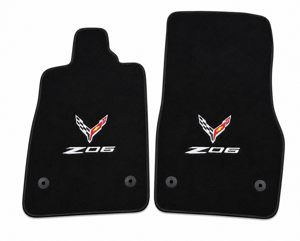 Corvette C7 Z06 Premium Custom Fit Carpet Car Floor Mats – Full Set Interior Floor Mats for Cars