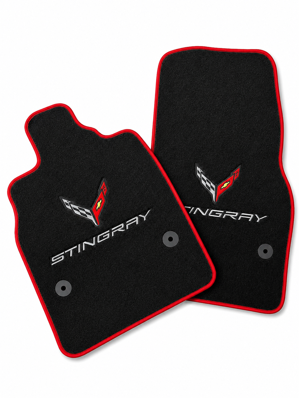 Corvette C8 Stingray Premium Custom Fit Carpet Car Floor Mats – Full Set Interior Floor Mats for Cars