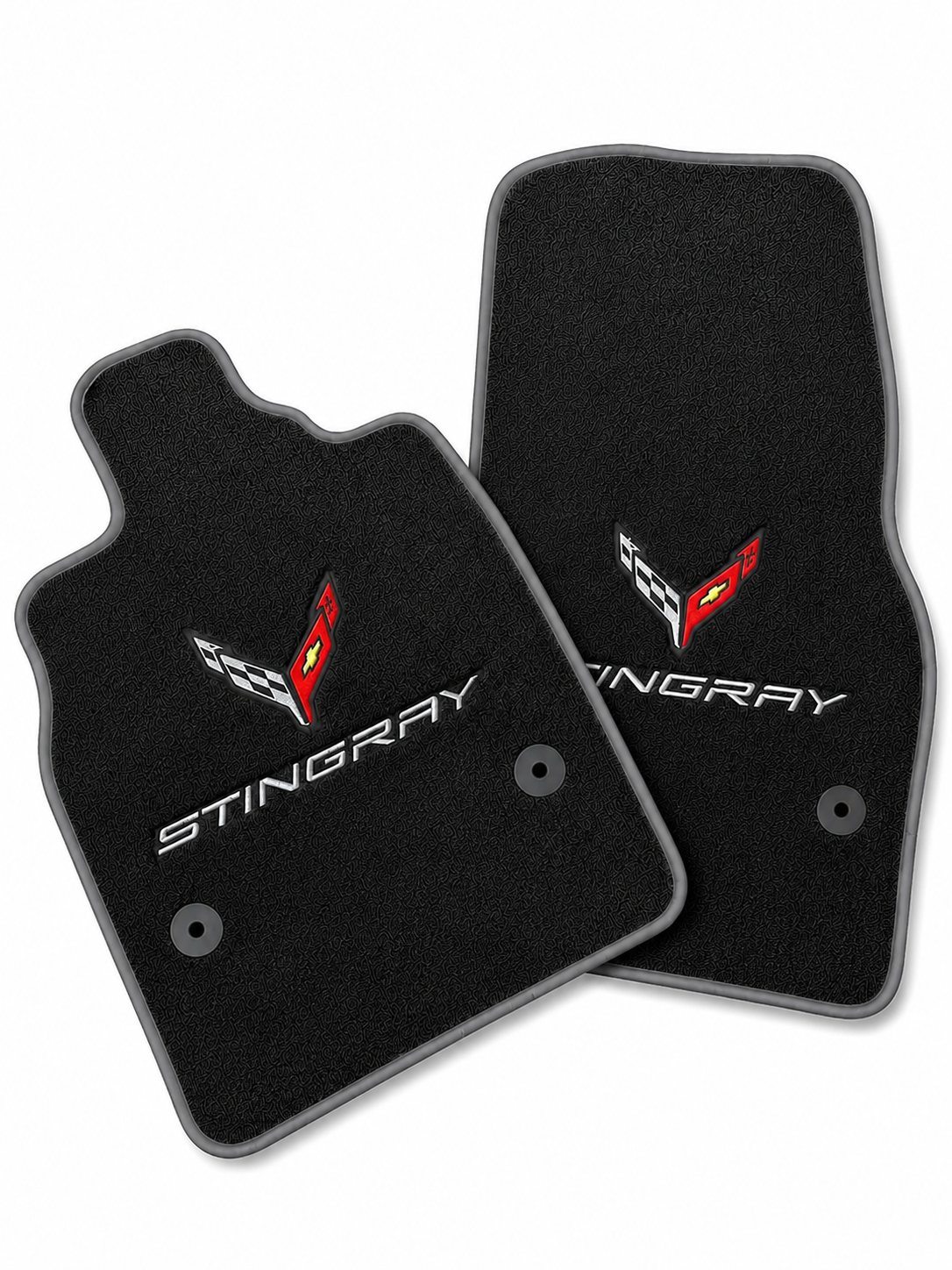 Corvette C8 Stingray Premium Custom Fit Carpet Car Floor Mats – Full Set Interior Floor Mats for Cars