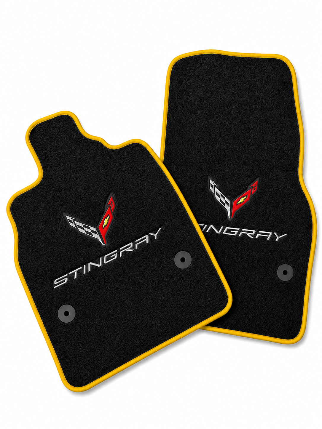 Corvette C8 Stingray Premium Custom Fit Carpet Car Floor Mats – Full Set Interior Floor Mats for Cars