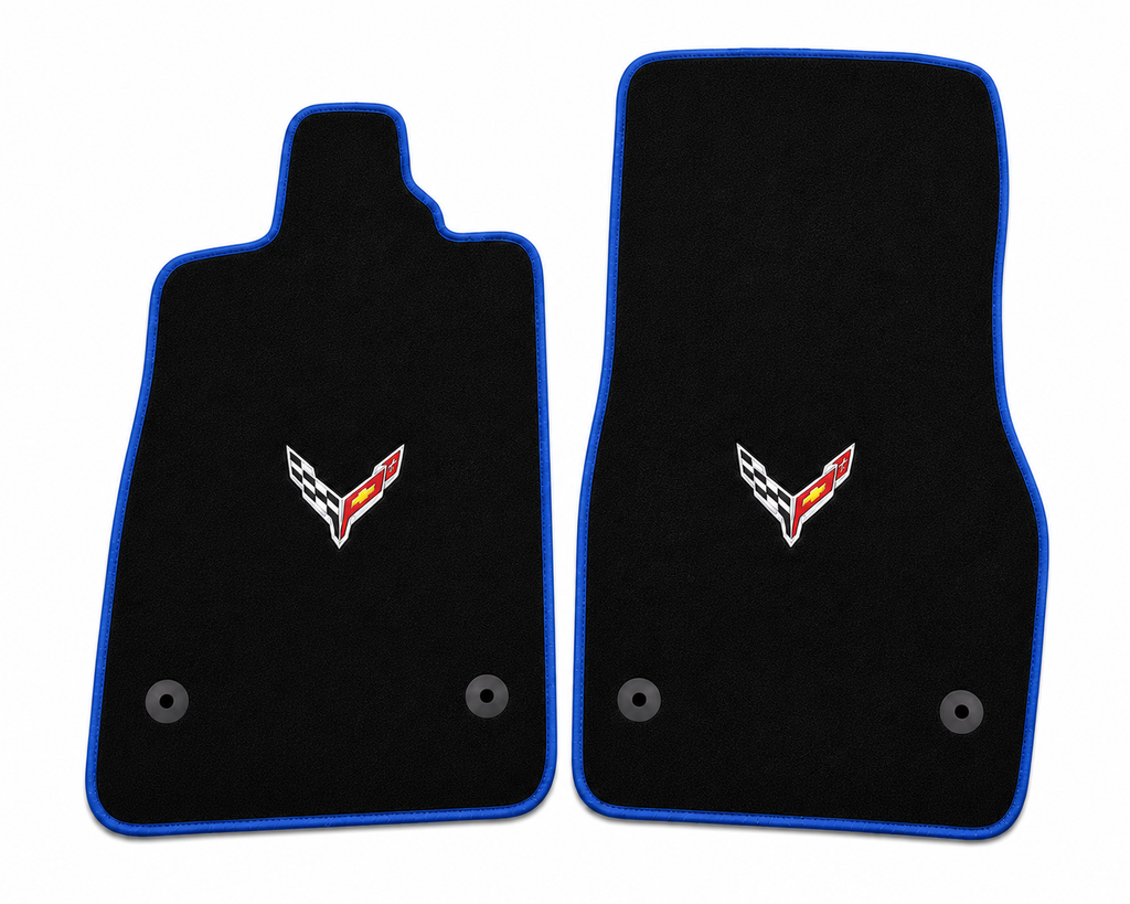 Corvette C7 Premium Custom Fit Carpet Car Floor Mats – Full Set Interior Floor Mats for Cars