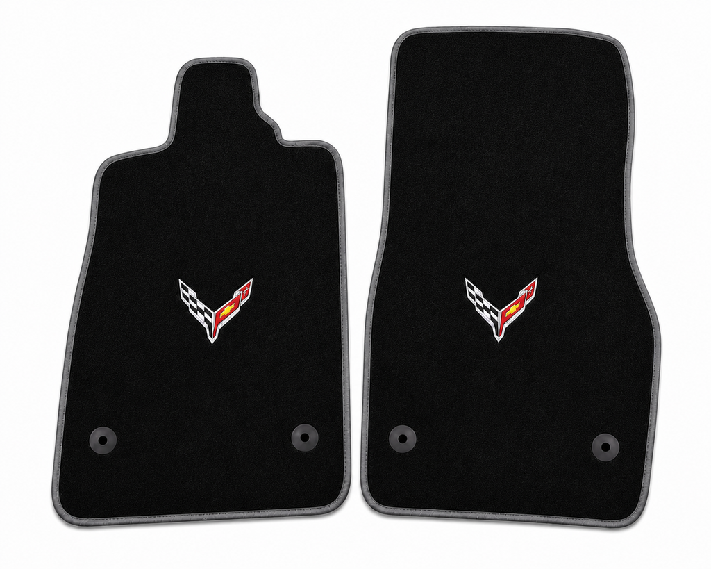 Corvette C7 Premium Custom Fit Carpet Car Floor Mats – Full Set Interior Floor Mats for Cars