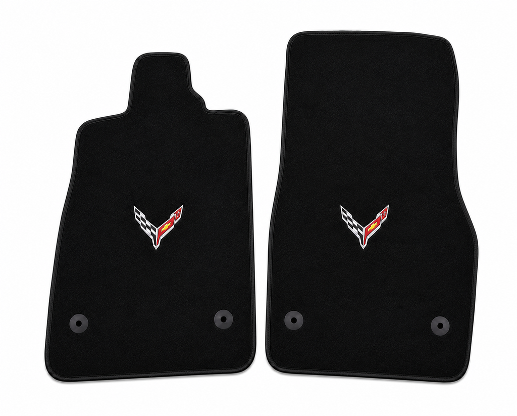 Corvette C7 Premium Custom Fit Carpet Car Floor Mats – Full Set Interior Floor Mats for Cars