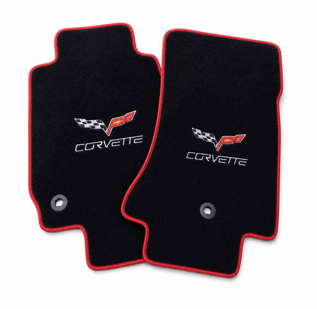 Corvette C6 Premium Custom Fit Carpet Car Floor Mats – Full Set Interior Floor Mats for Cars