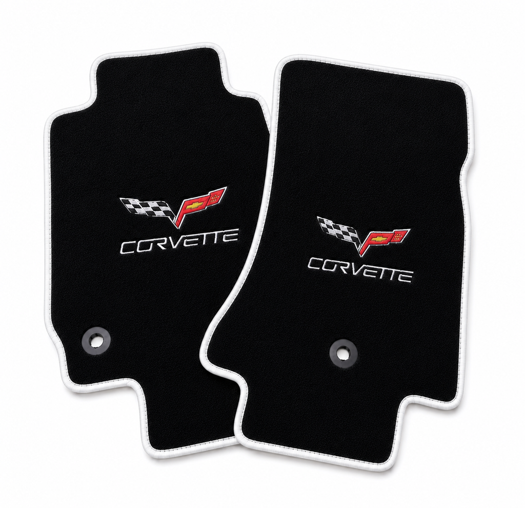 Corvette C6 Premium Custom Fit Carpet Car Floor Mats – Full Set Interior Floor Mats for Cars