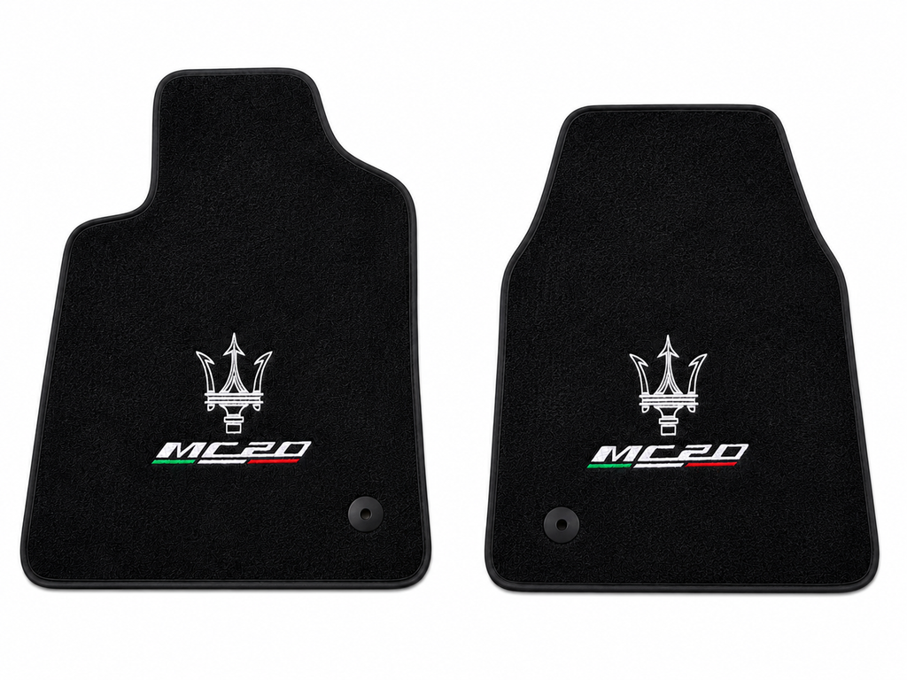 Maserati MC20 Premium Custom Fit Carpet Car Floor Mats – Full Set Interior Floor Mats for Cars