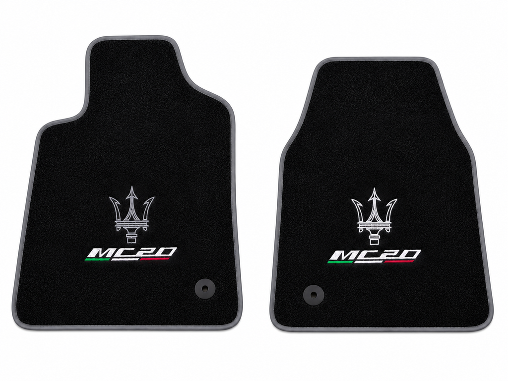 Maserati MC20 Premium Custom Fit Carpet Car Floor Mats – Full Set Interior Floor Mats for Cars