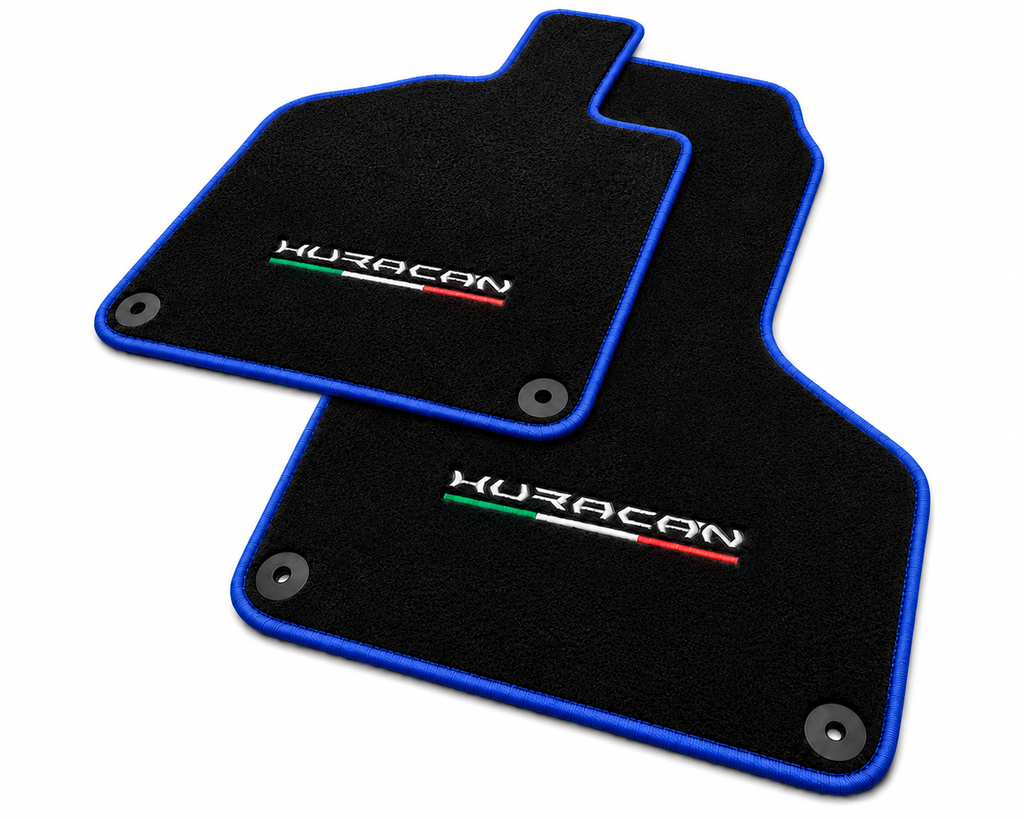 Lamborghini Huracan Premium Custom Fit Carpet Car Floor Mats – Full Set Interior Floor Mats for Cars