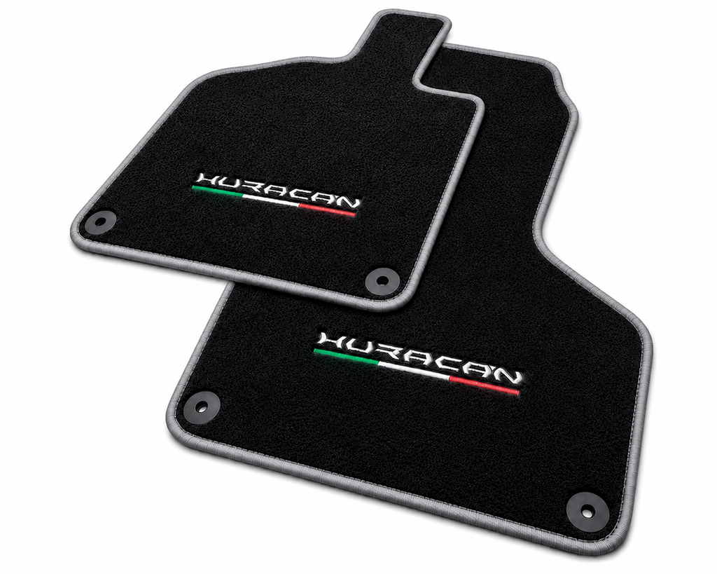 Lamborghini Huracan Premium Custom Fit Carpet Car Floor Mats – Full Set Interior Floor Mats for Cars