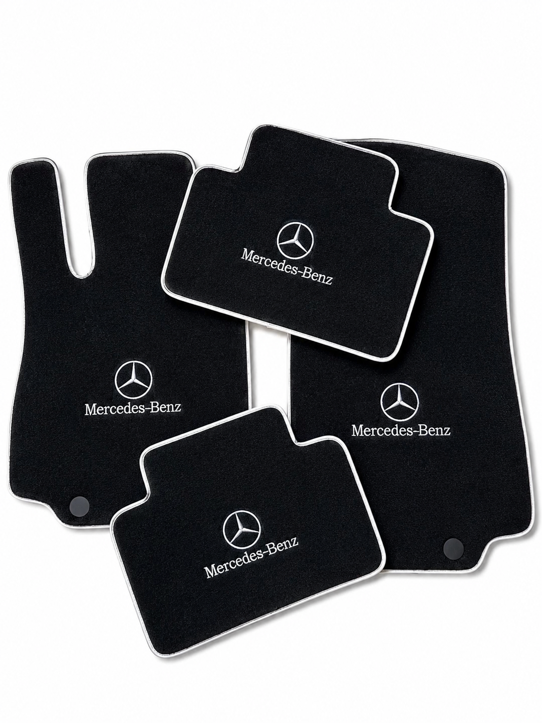 Mercedes Benz Premium Custom Fit Carpet Car Floor Mats – Full Set Interior Floor Mats for Cars