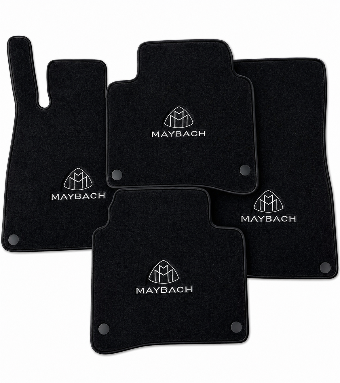 MAYBACH Premium Custom Fit Carpet Car Floor Mats – Full Set Interior Floor Mats for Cars