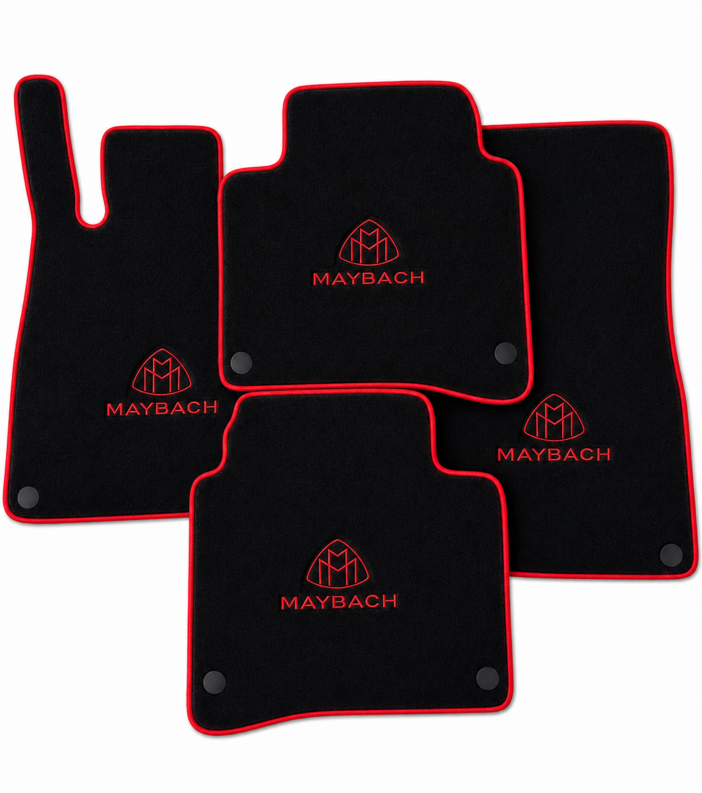 MAYBACH Premium Custom Fit Carpet Car Floor Mats – Full Set Interior Floor Mats for Cars