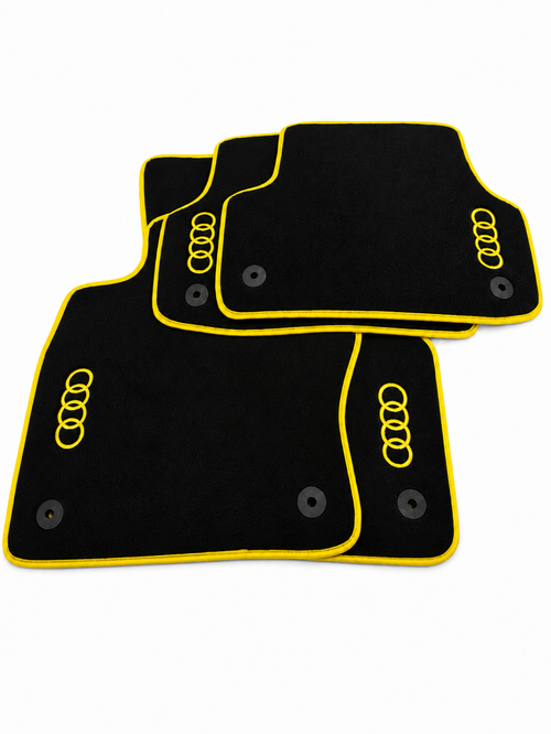 Audi Premium Custom Fit Carpet Car Floor Mats – Full Set Interior Floor Mats for Cars