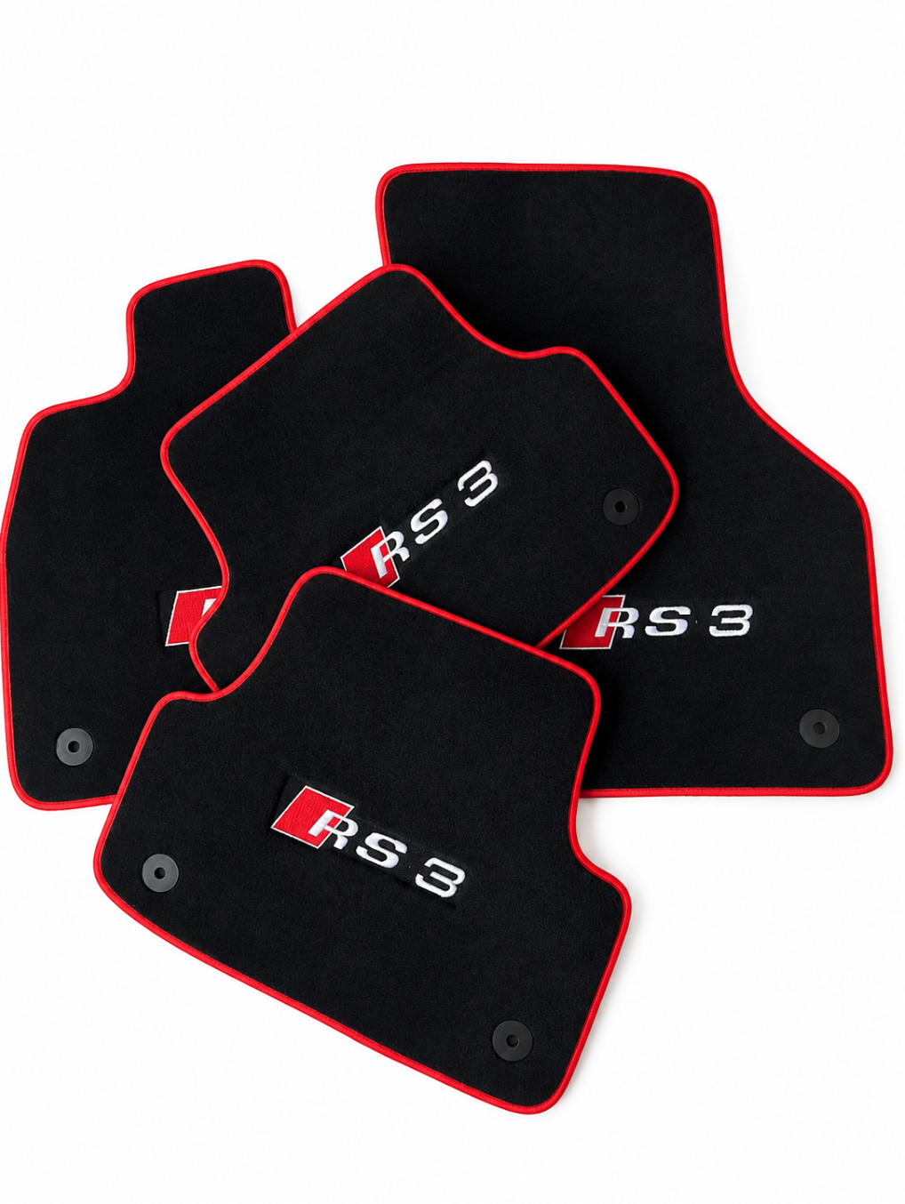 Audi RS3 Premium Custom Fit Carpet Car Floor Mats – Full Set Interior Floor Mats for Cars