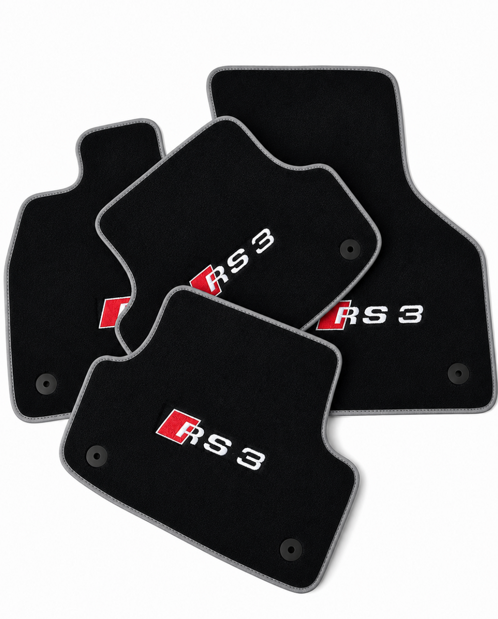 Audi RS3 Premium Custom Fit Carpet Car Floor Mats – Full Set Interior Floor Mats for Cars