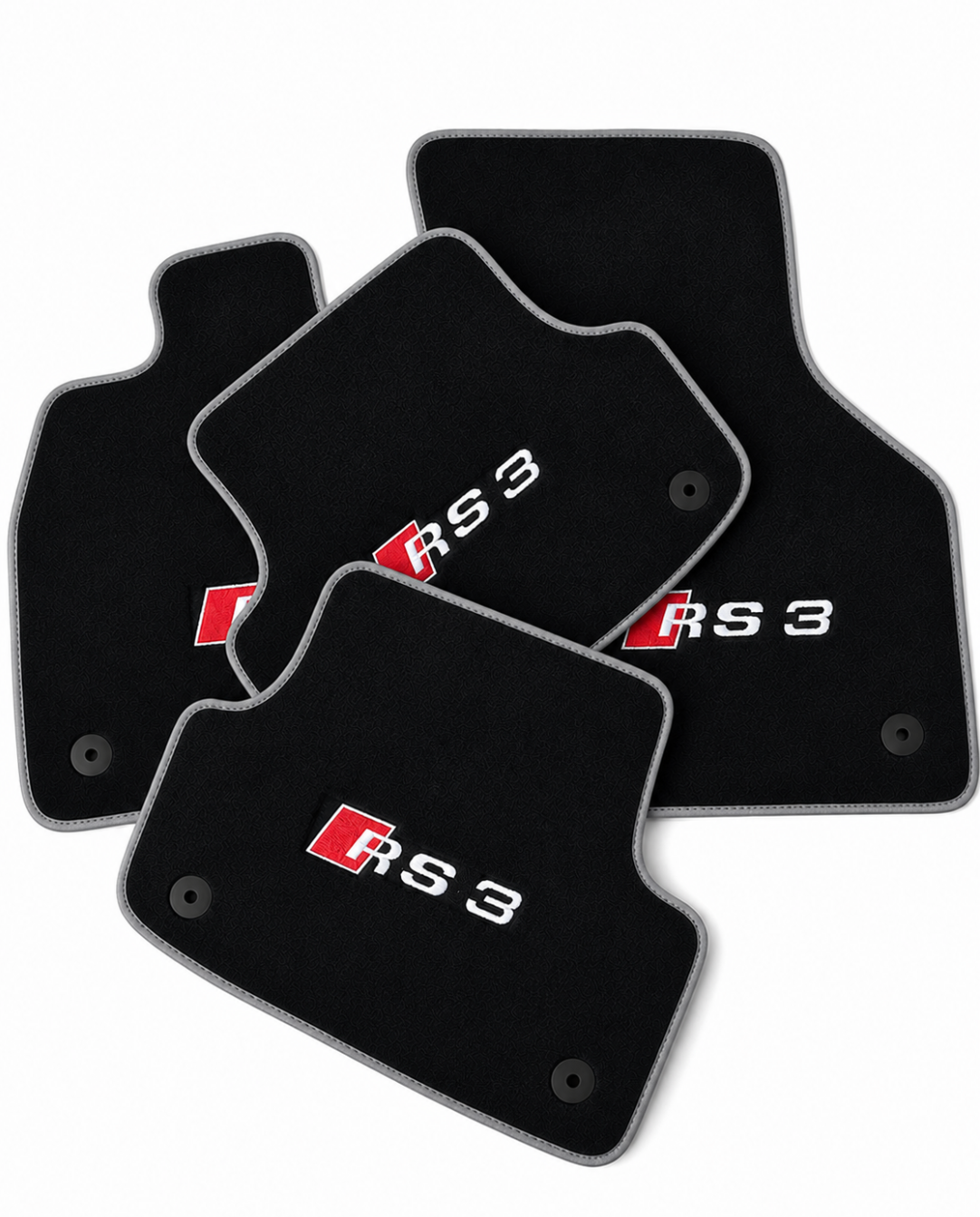 Audi RS3 Premium Custom Fit Carpet Car Floor Mats – Full Set Interior Floor Mats for Cars