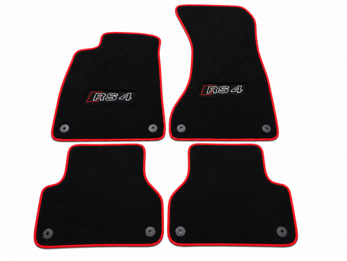 Audi RS4 Premium Custom Fit Carpet Car Floor Mats – Full Set Interior Floor Mats for Cars