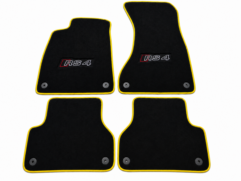 Audi RS4 Premium Custom Fit Carpet Car Floor Mats – Full Set Interior Floor Mats for Cars