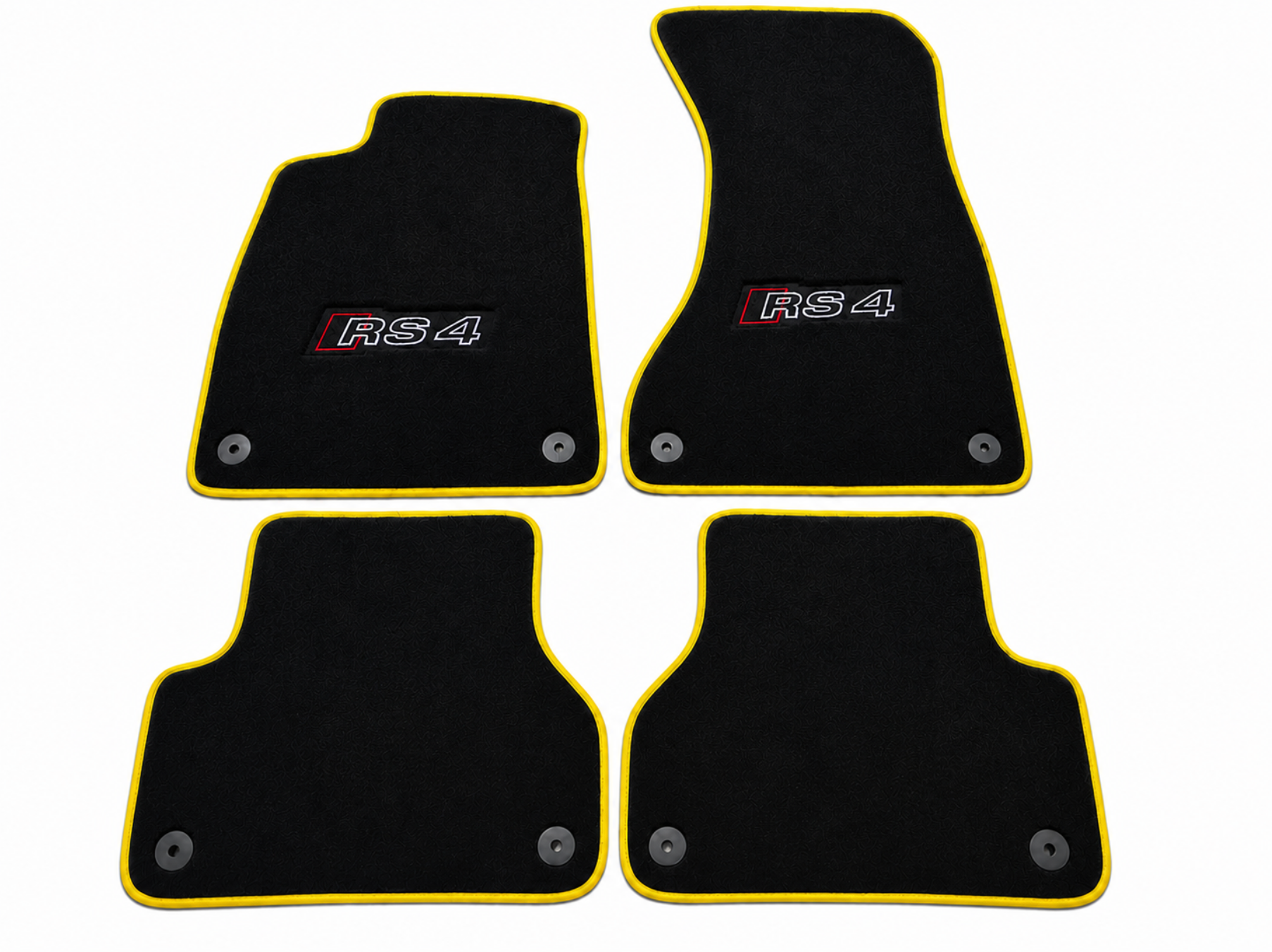 Audi RS4 Premium Custom Fit Carpet Car Floor Mats – Full Set Interior Floor Mats for Cars