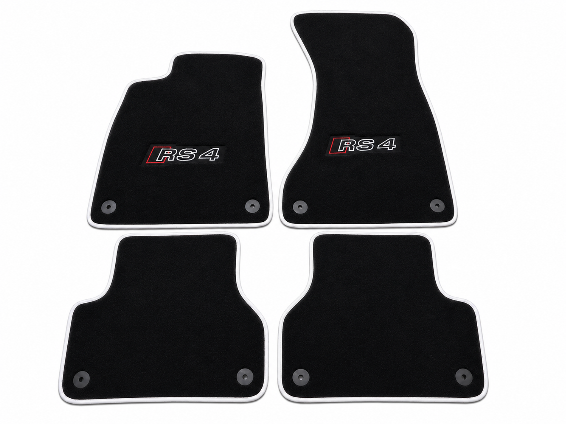 Audi RS4 Premium Custom Fit Carpet Car Floor Mats – Full Set Interior Floor Mats for Cars