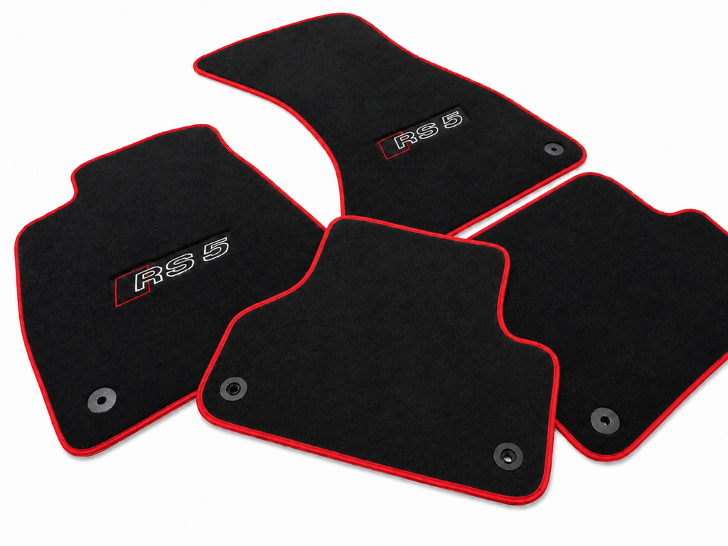 Audi RS5 Premium Custom Fit Carpet Car Floor Mats – Full Set Interior Floor Mats for Cars