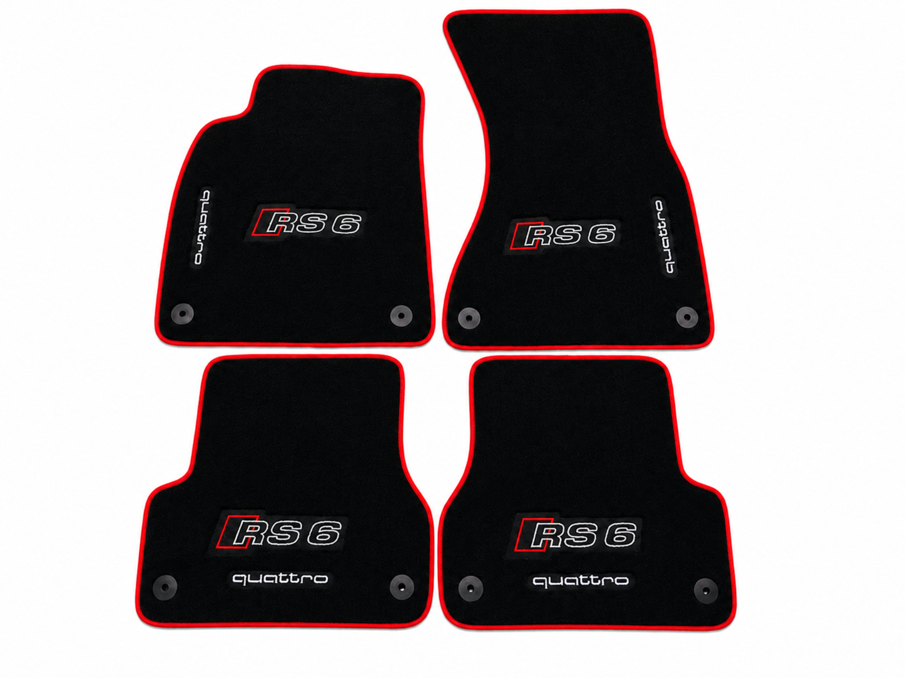 Audi RS6 Premium Custom Fit Carpet Car Floor Mats – Full Set Interior Floor Mats for Cars