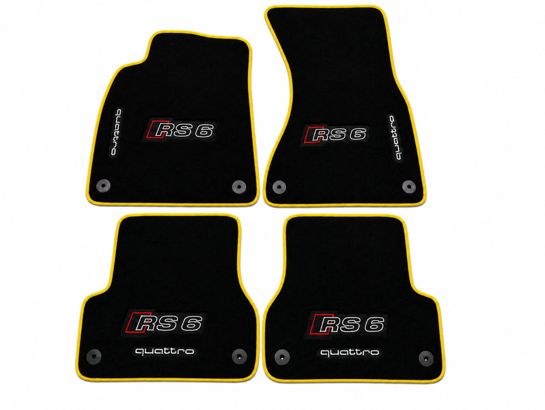 Audi RS6 Premium Custom Fit Carpet Car Floor Mats – Full Set Interior Floor Mats for Cars