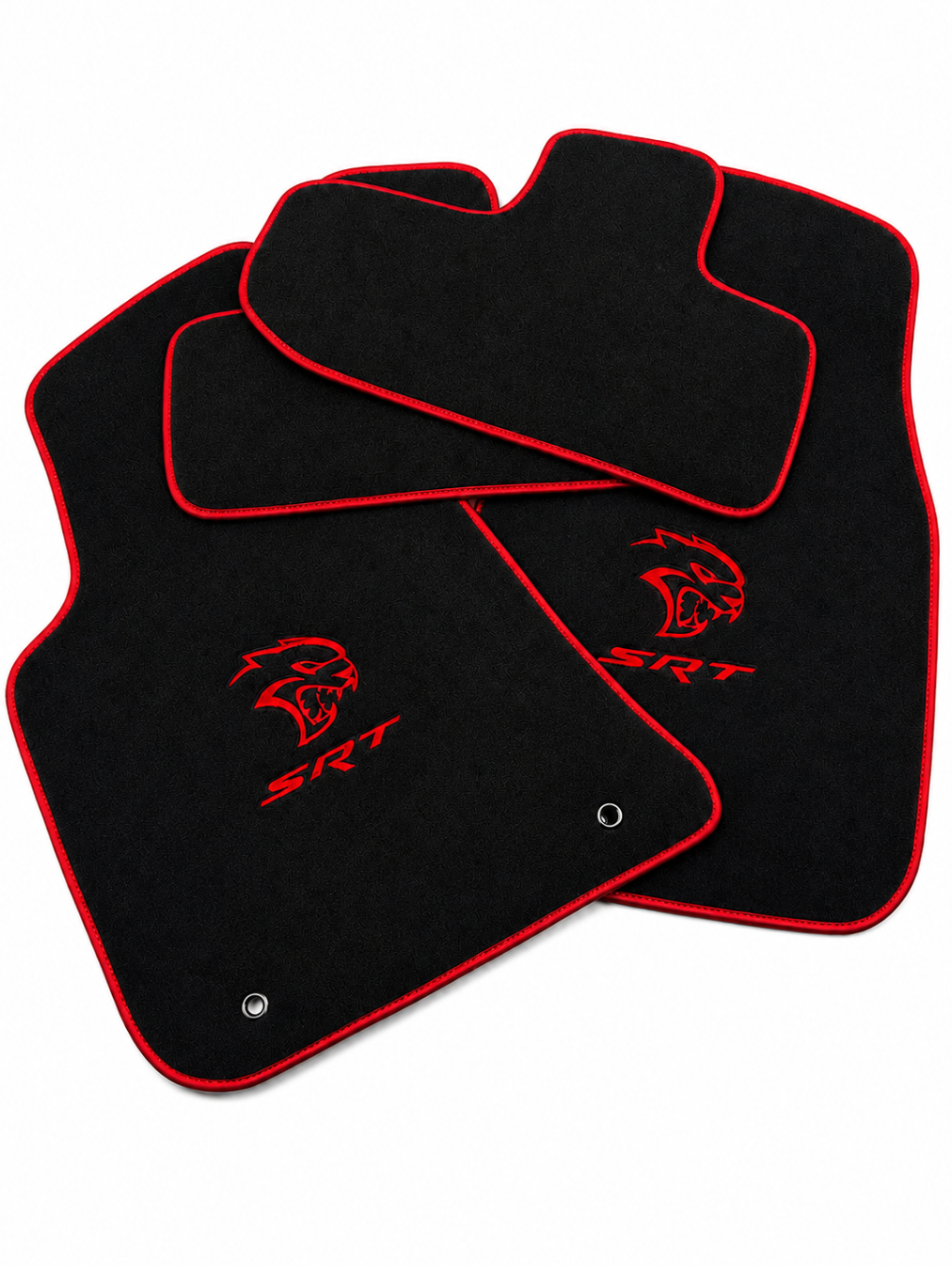 DODGE SRT Premium Custom Fit Carpet Car Floor Mats – Full Set Interior Floor Mats for Cars