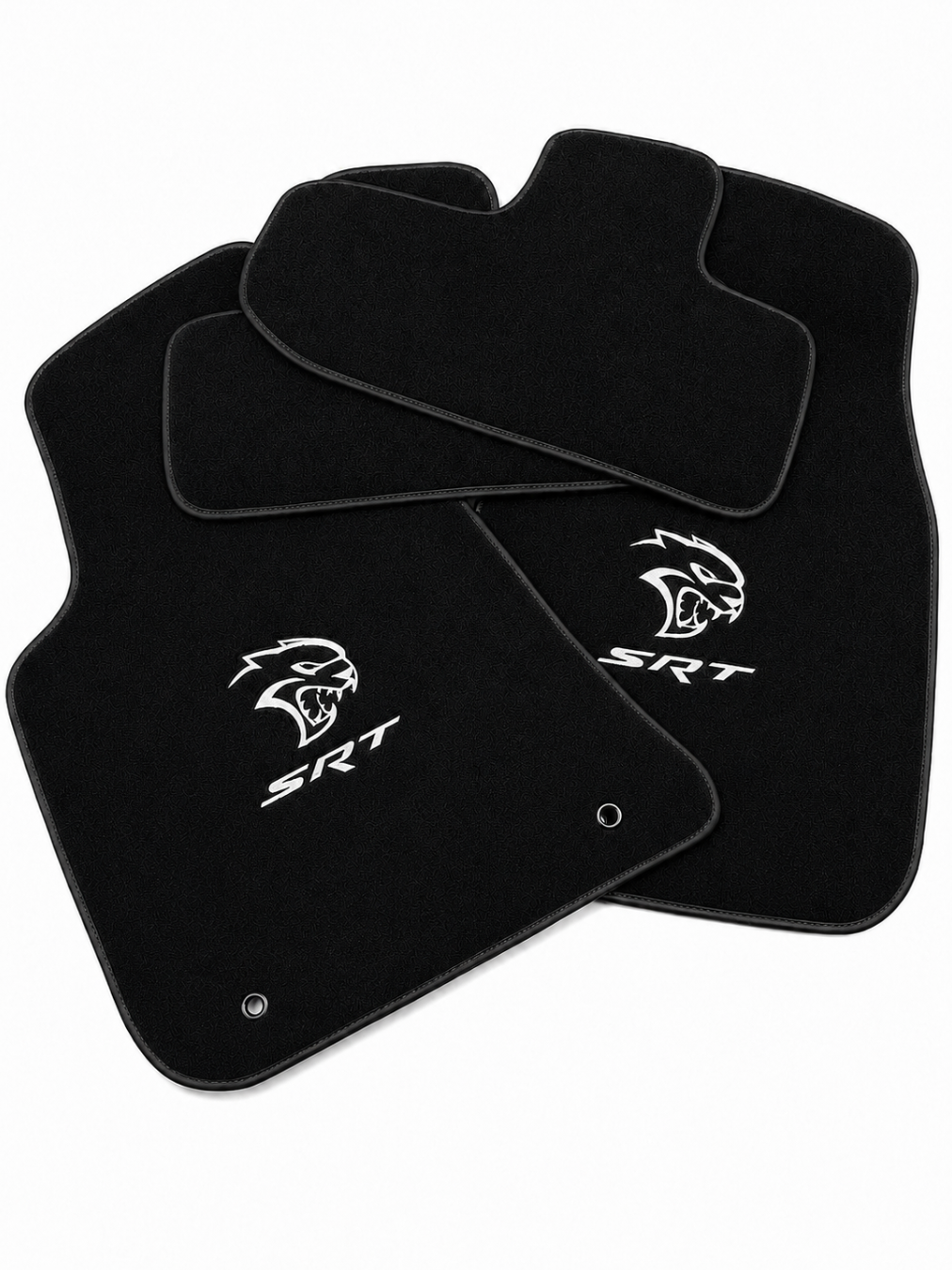 DODGE SRT Premium Custom Fit Carpet Car Floor Mats – Full Set Interior Floor Mats for Cars