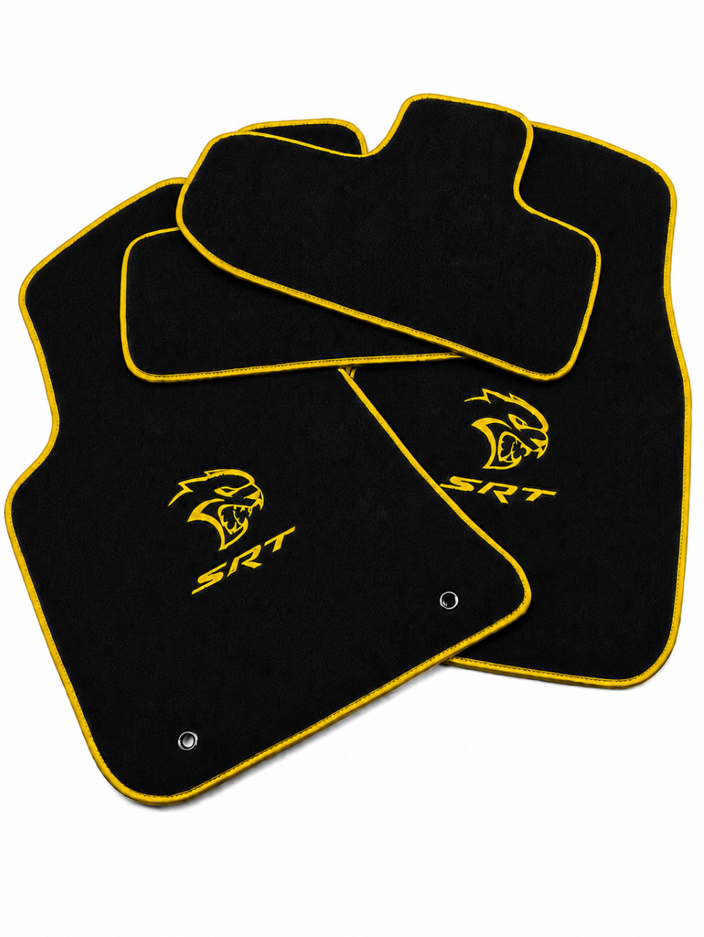 DODGE SRT Premium Custom Fit Carpet Car Floor Mats – Full Set Interior Floor Mats for Cars