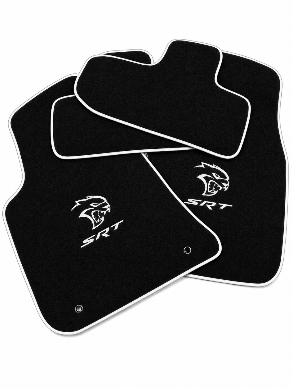 DODGE SRT Premium Custom Fit Carpet Car Floor Mats – Full Set Interior Floor Mats for Cars