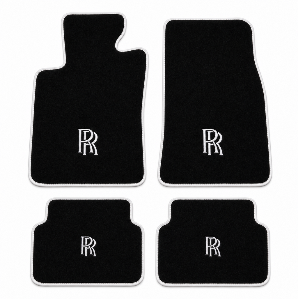 Rolls-Royce Premium Custom Fit Carpet Car Floor Mats – Full Set Interior Floor Mats for Cars