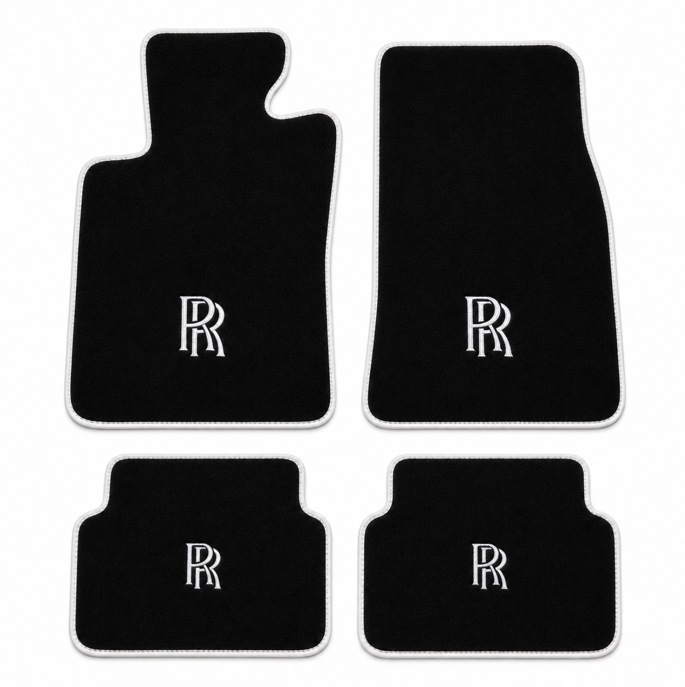 Rolls-Royce Premium Custom Fit Carpet Car Floor Mats – Full Set Interior Floor Mats for Cars