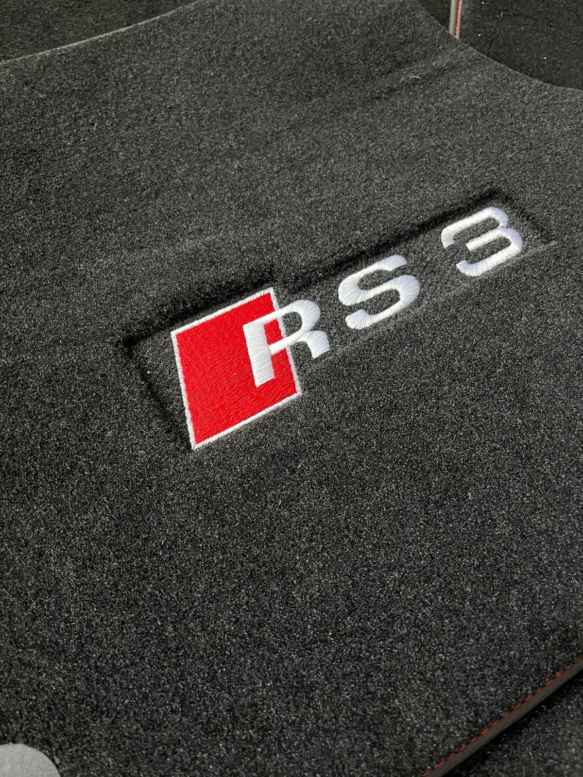 Audi RS3 Premium Custom Fit Carpet Car Floor Mats – Full Set Interior Floor Mats for Cars