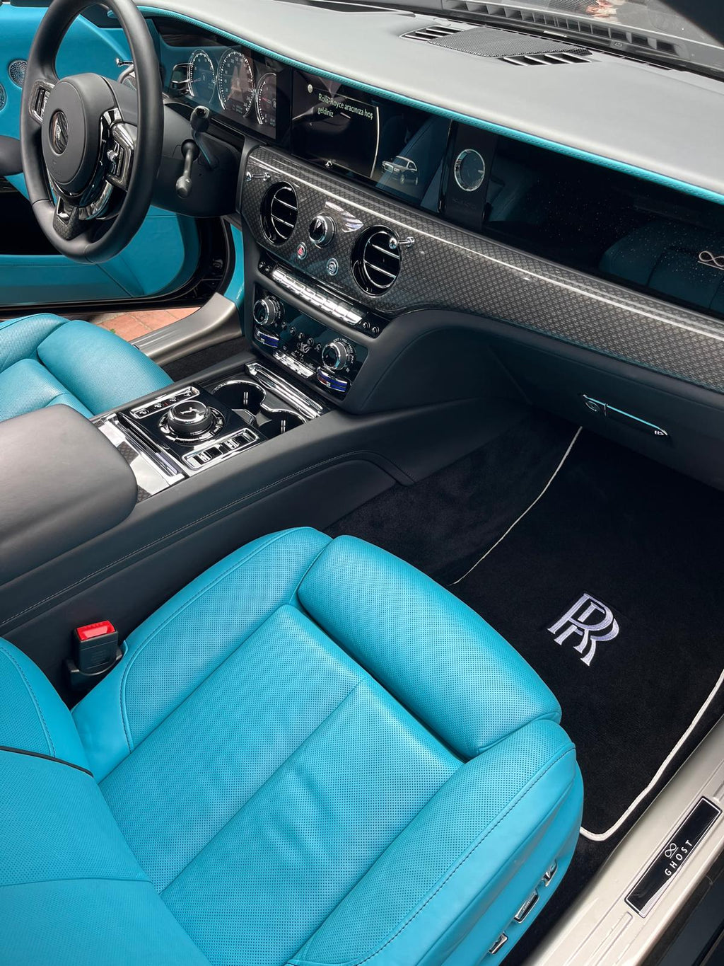 Rolls-Royce Premium Custom Fit Carpet Car Floor Mats – Full Set Interior Floor Mats for Cars